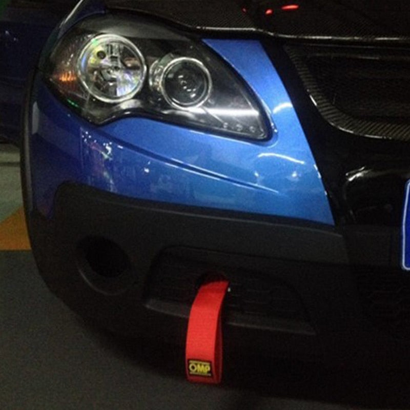 High-Strength Nylon Tow Strap Universal Car Racing Tow Ropes Auto Trailer Ropes Auto Trailer Ropes Bumper Trailer Towing Strap