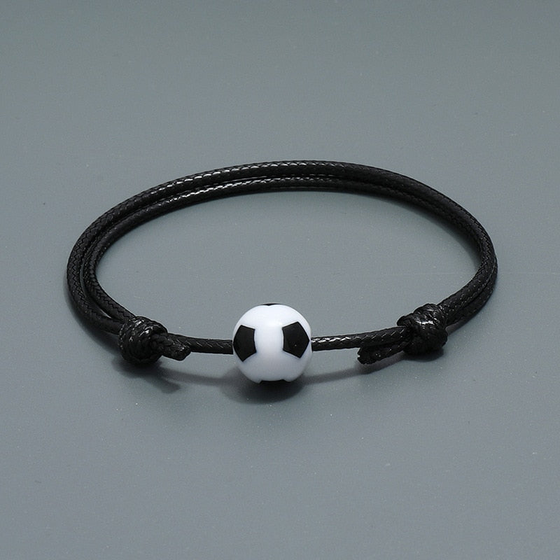 HXMENG Simple Football Fans Souvenir Bracelet Fashion Sports Hand Accessories Gifts Male And Female Bangles Bracelets Jewelry