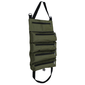 Hot Sale Roll Tool Roll Multi-Purpose Tool Roll Up Bag Wrench Roll Pouch Hanging Tool Zipper Carrier Tote