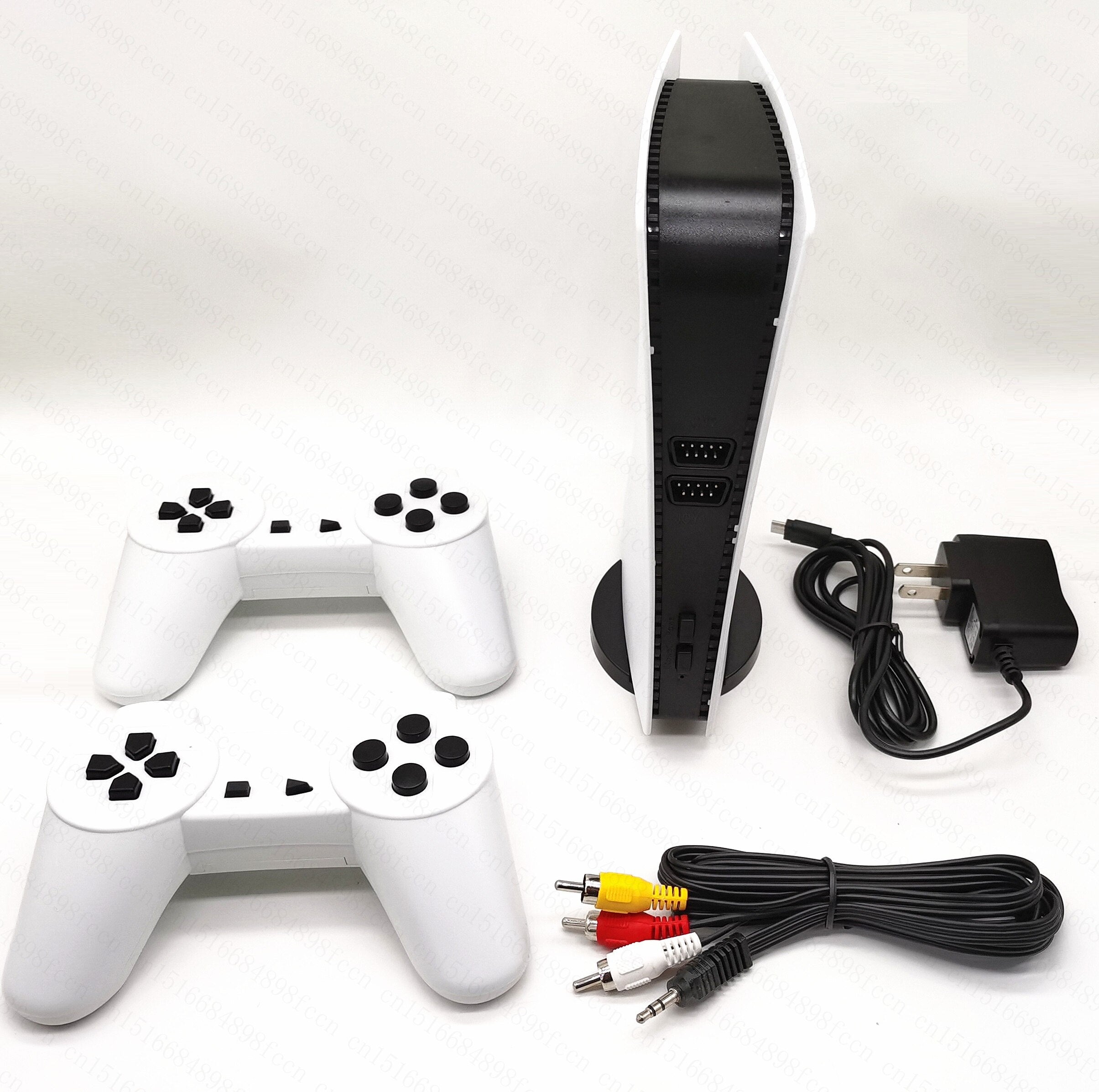 Mini P5 Retro Wilreless TV Video Game Console Player For Nes 8 Bit Games with 1280 Different Built-in Games Double Gamepads