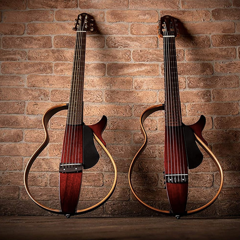 Yamaha SLG200 Acoustic Electric Guitar With Original Guitar Bag And Pick Instrument Steel Or Nylon String Silent Guitar