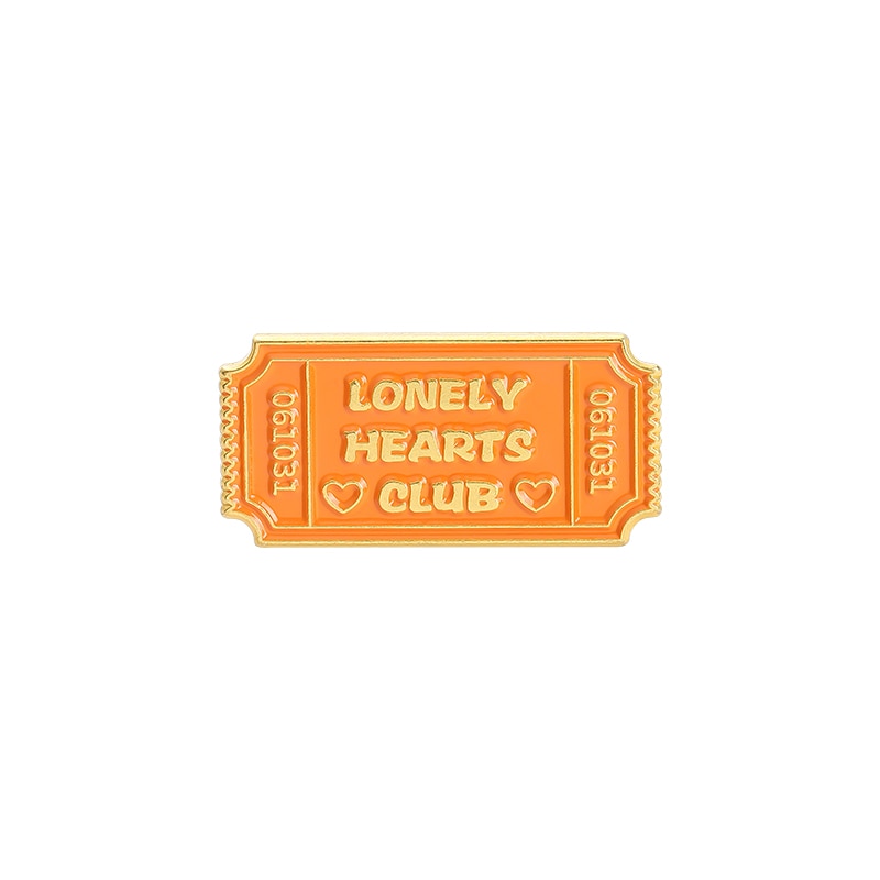 Tickets Enamel Pins Custom Dream Admit One Pass Brooch Lapel Badge Bag Cartoon Jewelry Gift for Kids Friends