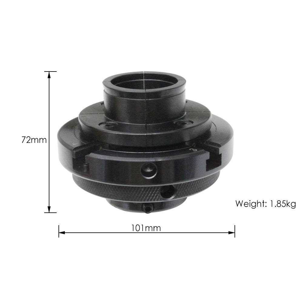 4&quot; Inch Wood Lathe Chuck 100mm 4 Jaw Self Centering Thread M33 1&quot; M18 Woodturning Tool Accessories for Woodworking DIYer Hobbies