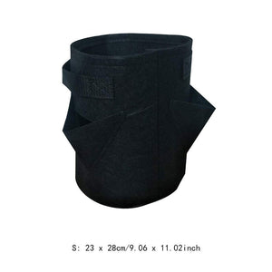 Garden Outdoor Planting Grow Bag Strawberry Vertical Flower Herb Pouch Root Breathable Vegetable Round Reusable Pot Planter D30