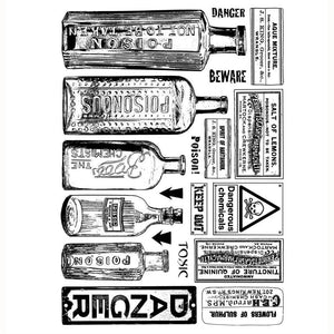 KLJUYP Vintage Tickets and Postmarks Clear Stamps Scrapbook Paper Craft Clear stamp scrapbooking