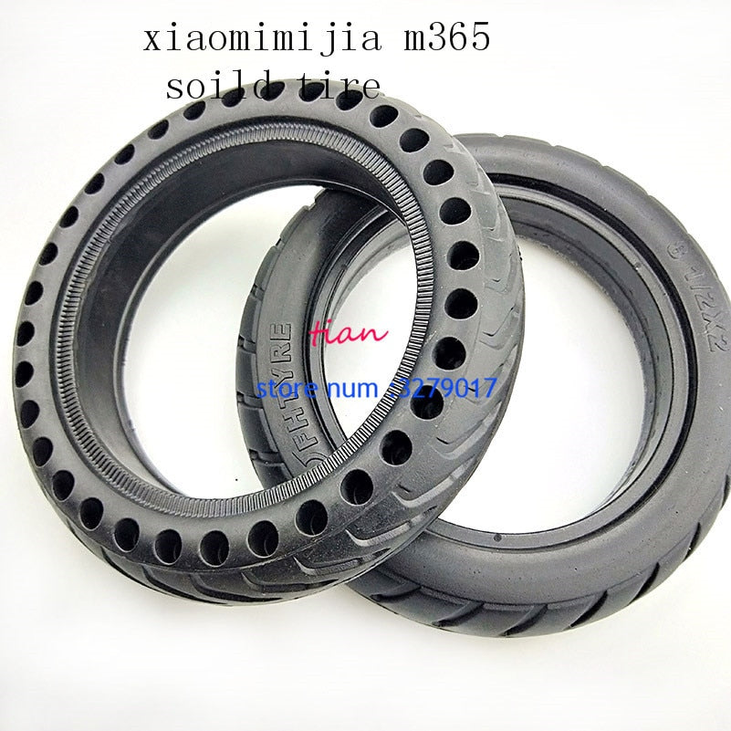 Xiaomi Mijia M365 Scooter Solid Tire Skateboard Tyre Wheels 8 1/2X2 for Xiaomi Electric Skate Board Avoid Pneumatic Tyre Upgrad