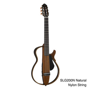 Yamaha SLG200 Acoustic Electric Guitar With Original Guitar Bag And Pick Instrument Steel Or Nylon String Silent Guitar