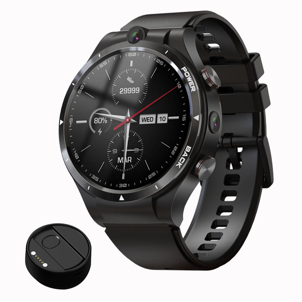LEMFO LEM15 4G Smart Watch Men 128GB ROM 900mAh Power Bank 2021 Dual Cameras Smartwatch GPS Helio P22 Chip Android 10.7