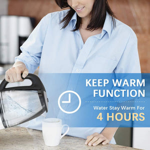 DEVISIB 2.0L Electric Kettle with Temperature Control Smart Tea Coffee Water Heater Teapot Cordless Kitchen Appliances 120V/220V