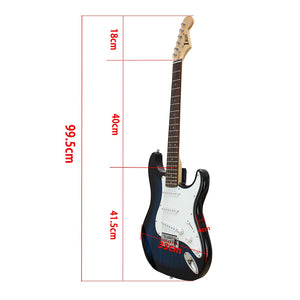 6 String ST Electric Guitar 39 Inch 21 Frets Basswood Body Electric Guitar With Speaker Necessary Guitar Parts & Accessories