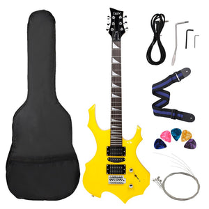 24 Frets 6 Strings Electric Guitar Maple Body Electric Guitar Guitarra With Bag Speaker Necessary Guitar Parts & Accessories