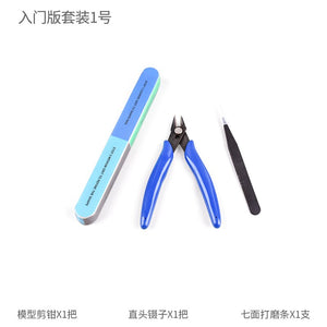 New Model Building Tools For Gundam Tools Hobby Military Model DIY Accessories Grinding Cutting Mat Polishing Tools Set(no glue)