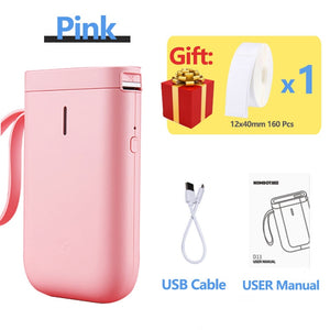 Niimbot D11 Wireless Label Printer Portable Pocket Label Printer Bluetooth Thermal Label Maker Fast Printing Home Use Office