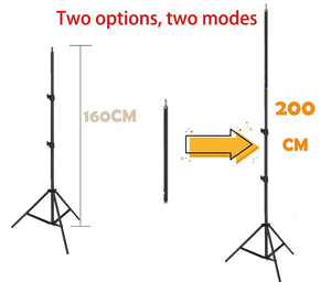 EU Plug LED 2700k-5700k Video Fill Lamp Light Panel Photography Lighting With Tripod Stand Long Arm For Live Stream Photo Studio