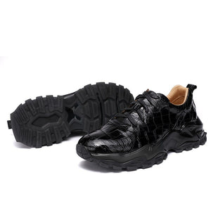 Leather Genuine Trend Sports Casual Rubber Sole Designer Shoes Luxury Brand For Men High Quality Male Sneakers Sapatillas Hombre