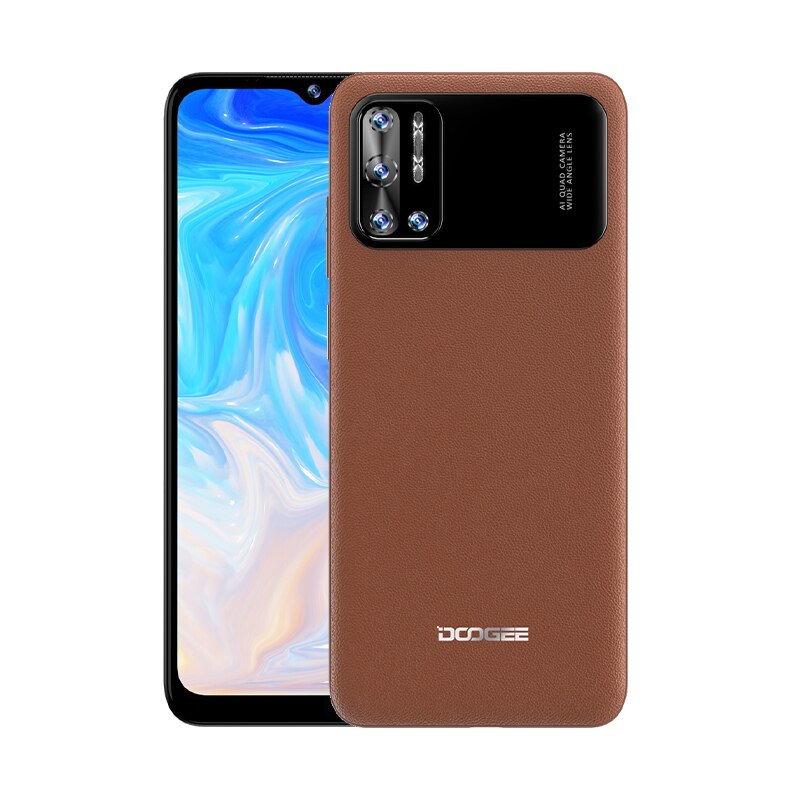 DOOGEE N40 Pro Smartphone 6.5 inch 20MP Quad Camera Helio P60 6GB+128GB Cellphone 6380mAh Battery 24W fast Charging