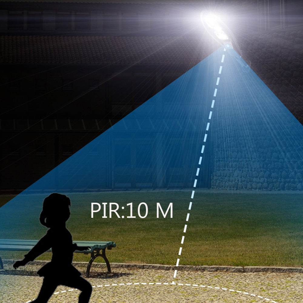 500 watts LED Solar Light Outdoor Solar Lamp Powered Sunlight Waterproof PIR Motion Sensor Street Light for Garden Decoration