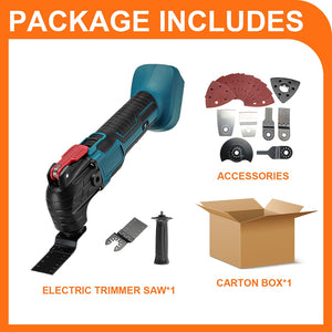 Electric Cordless Oscillating Multitools Machine Multi-function Trimmer Saw Renovator Power Multi-Tool for Makita 18V Battery