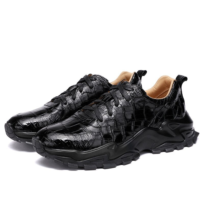 Leather Genuine Trend Sports Casual Rubber Sole Designer Shoes Luxury Brand For Men High Quality Male Sneakers Sapatillas Hombre