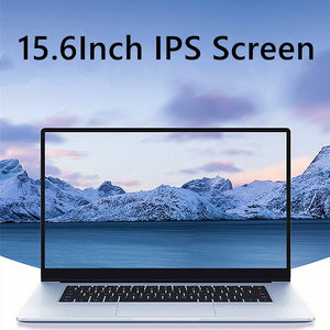 2021NEW 15.6 inch Student Laptop intel J3455 Quad Core 8GB RAM 128GB 256GB 512GB SSD Notebook Ultrabook IPS 1920x1080 Netbook