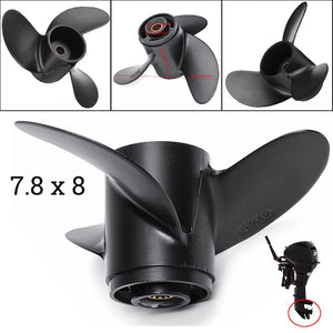 7.8 Inch Outboard Propeller For Tohatsu Nissan Mercury 4-6HP 3R1W64516-0 Outboard Propeller Boat Parts 1pc