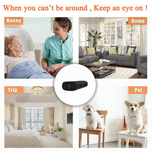 Mini Home Security Camera PNZEO 1080P HD Wireless WiFi Remote View  Super Mini Cameras Nanny Cam Small Recorder