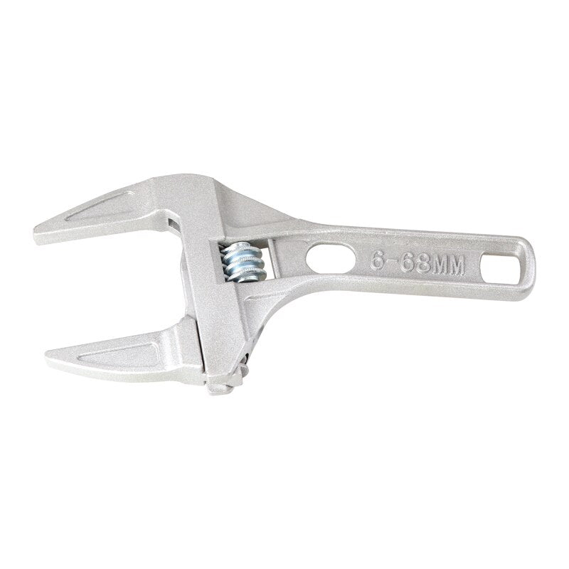 6-68mm Bathroom Wrench Large Open Mini Adjustable Short Handle Shank Aluminum Alloy Universal Spanner Water Pipe Repair Tool