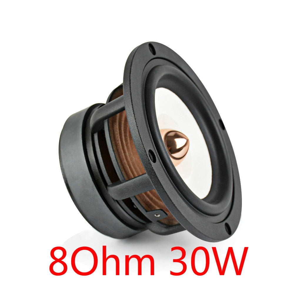AIYIMA 1Pcs 4 Inch Full Range Speaker Driver 4 8Ohm 30W HIFI Treble Bass Loudspeaker Desktop Bookshelf Audio Sound Speaker