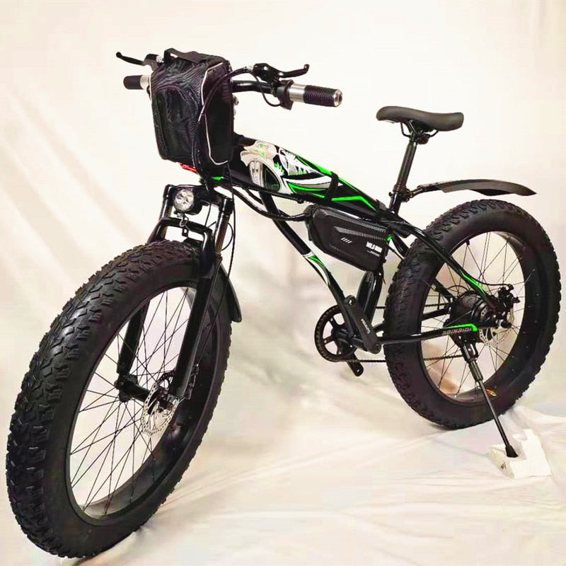 Electric bicycle 1000W men's mountain bike snow bike folding eBike adult electric bicycle fat tire e bicycle 48V lithium battery