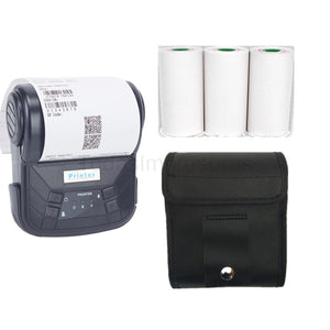 DC5V USB 3" 80mm Mini Wireless Thermal Receipt Printer Portable Bluetooth Printer Support PC Android IOS Printer Paper Impresora