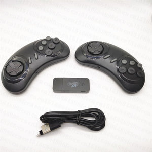 Wireless HD Mini Retro TV Video Game Console For Genesis For Master System Games Support TF Card Save&amp;Load 1600 Built-In Games