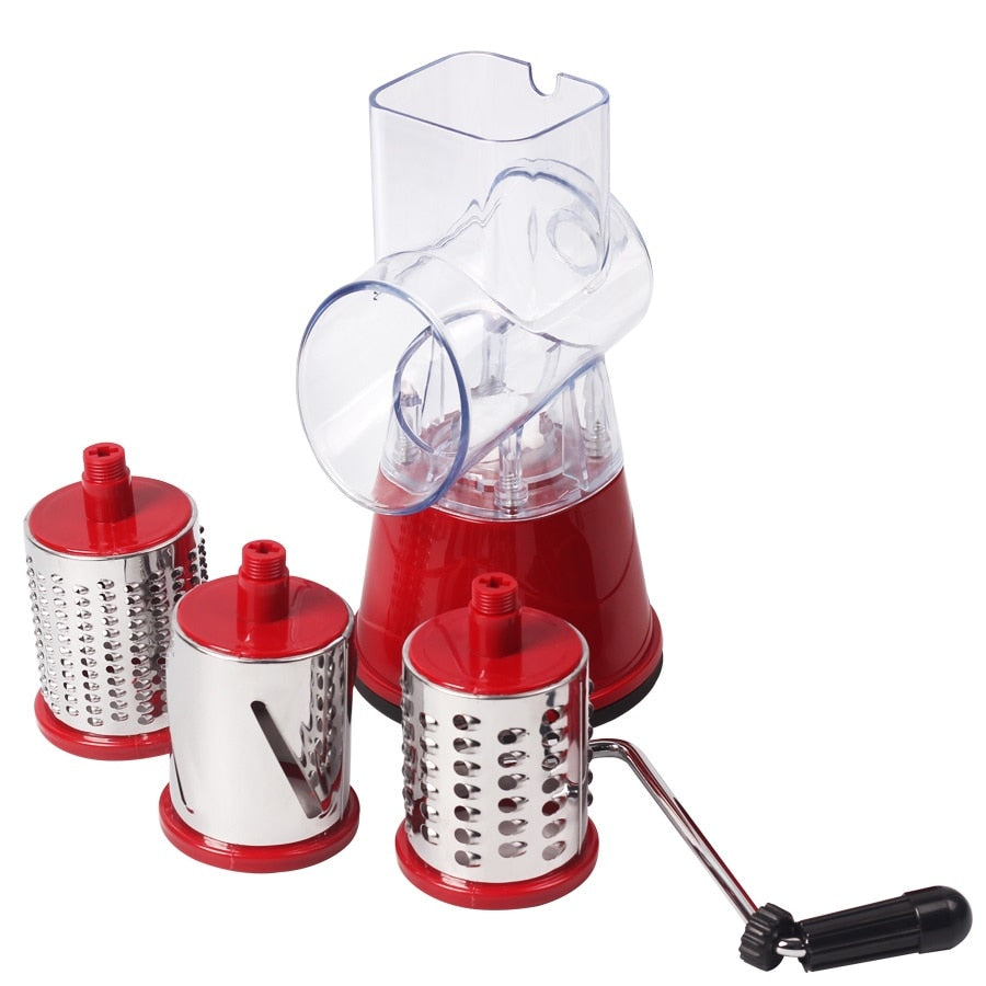 Kitchen Gadgets Manual Vegetable Cutter Slicer Kitchen Tools Multi-functional Round Mandoline Slicer Potato Cheese