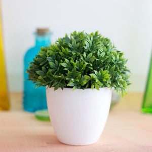 Mini Artificial Plants Bonsai Simulation Tree Pot Faux Green Grass Fake Flowers Office Table Potted Ornaments Home Decor Display