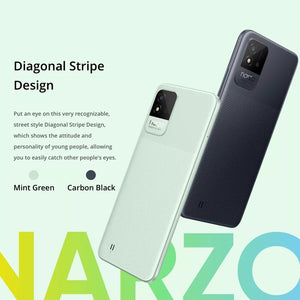 realme Narzo 50i Global Version Smartphone 6.5 inch Large Display Screen 4G/64GB 5000mAh Massive Battery 8MP Camera Mobile Phone