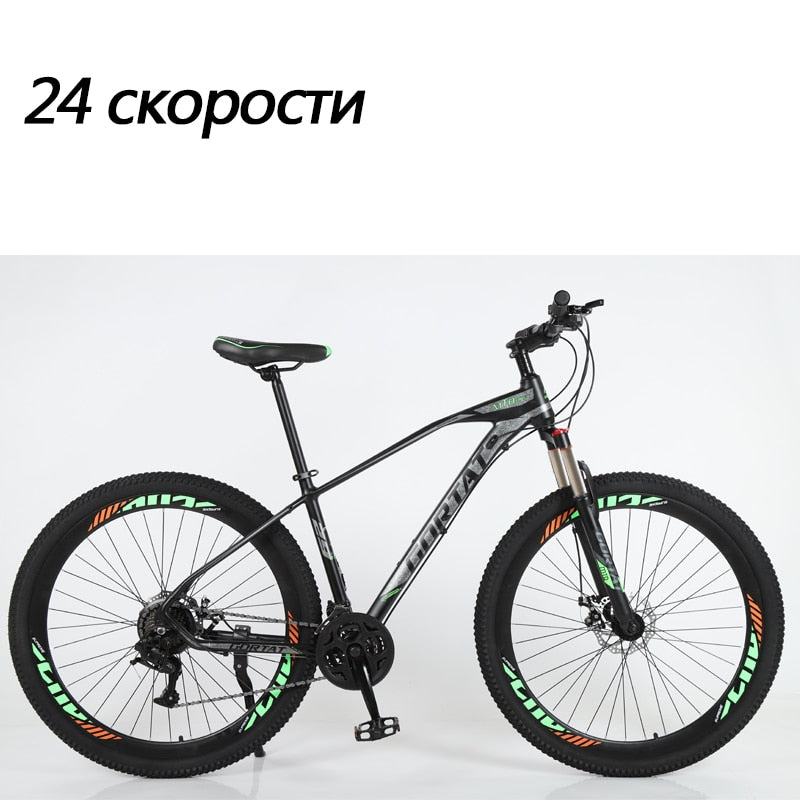 GORTAT bicycle mountain bike 29inch road bikes 30 speed Aluminum alloy Frame  Variable Speed Dual Disc Brakes bicycles