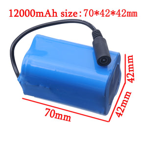 7.4V 12000Mah 6000Mah Battery For T188 T888 2011-5 V007 C18 H18 So on Remote Control RC Fishing Bait Boat Parts 1/3pcs