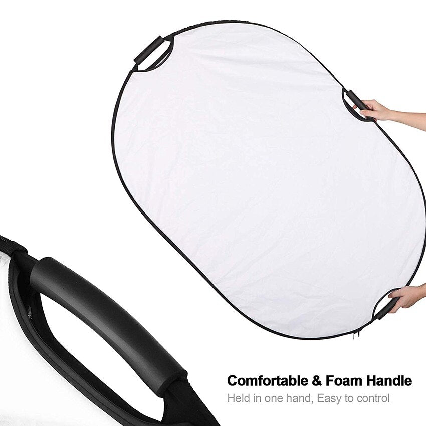 Selens 120x180CM 5 in 1 Reflector Photography Portable Light Reflector with Carring Bag for photography photo studio accessories