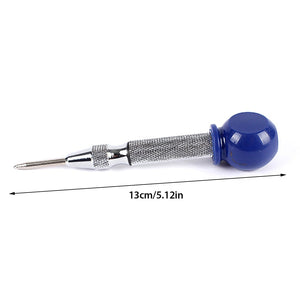 5-inch automatic center pin spring loaded mark center punch tool Steel Drilling Glass Breaker Press Dent Marker Positioner Hand
