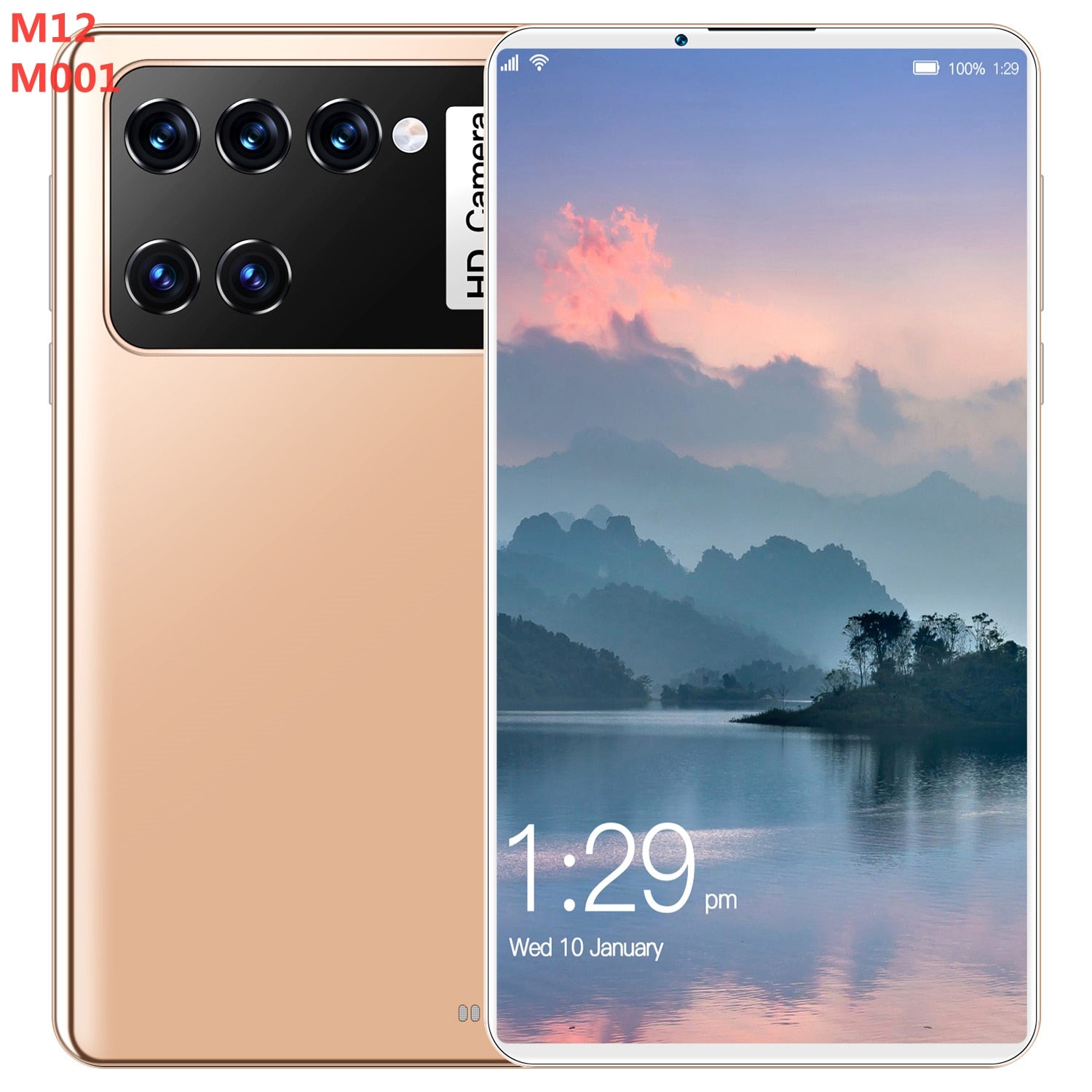 M12 Pad Tablet Android12 WPS Office 8 Inch 6GB RAM 128GB ROM 48MP 5G Deca Core Dual Sim GPS Send Keyboard Google Play Tablette