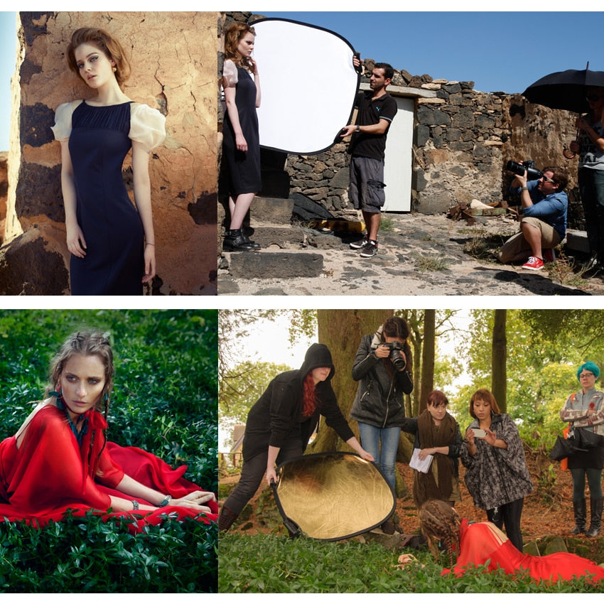 Selens 120x180CM 5 in 1 Reflector Photography Portable Light Reflector with Carring Bag for photography photo studio accessories