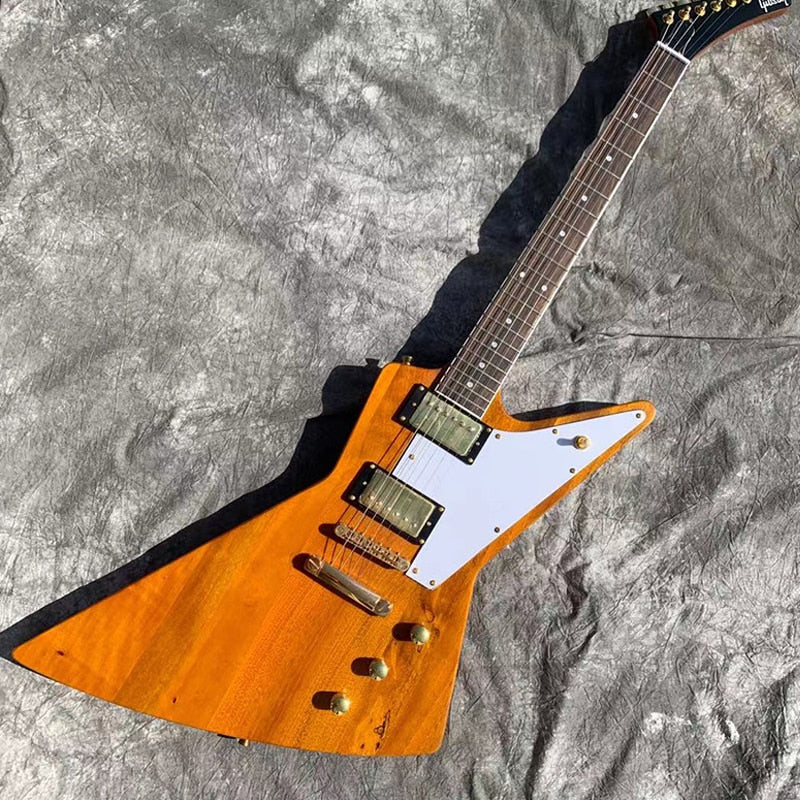 This is a Retro Color Electric Guitar, High-quality wood, excellent timbre, free delivery.