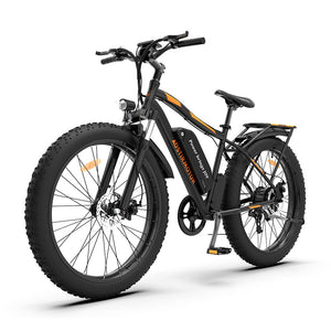 AOSTIRMOTOR S07-B Ebike 750W Motor 48V 13Ah Battery Electric Bike Beach Bicycle 26In 4.0 Fat Tire Mountain Bike With Rear Shelf