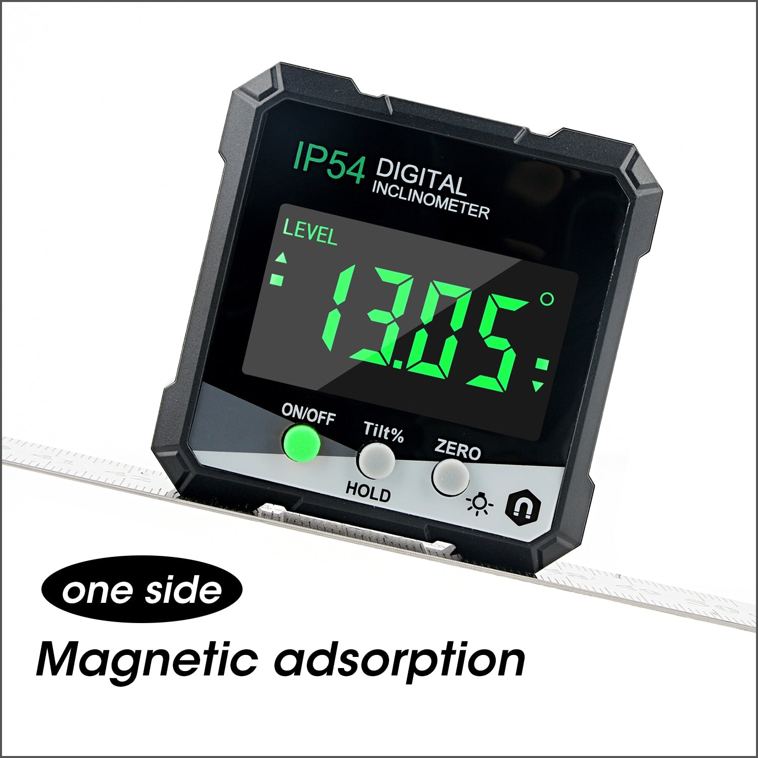 RZ Digital Level Angle Gauge 360° Mini Measuring Digital Inclinometer With Magnetic Base Electronic Universal Bevel Protractor