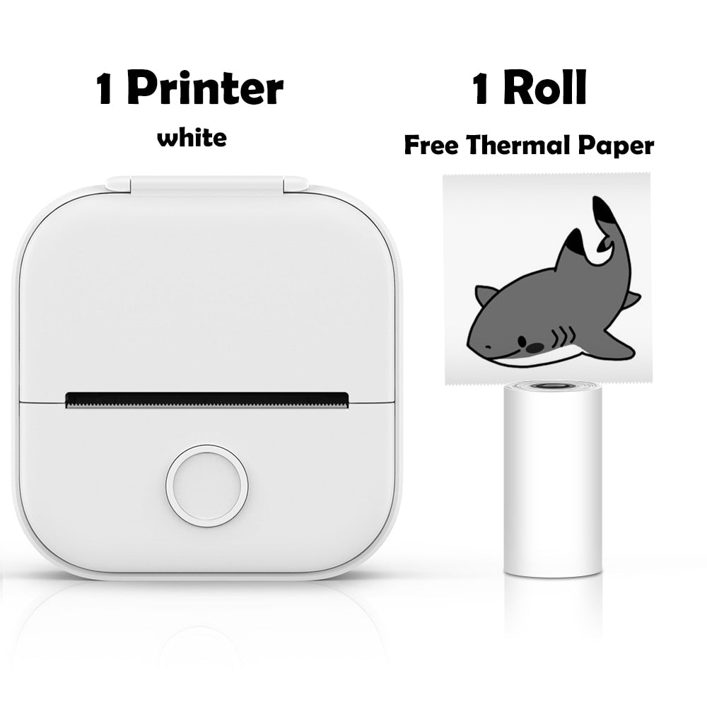 Phomemo T02 Portable Mini Wireless Thermal Pocket Printer Self-adhesive Stickers Use for DIY,Journal Sticker impresora portátil