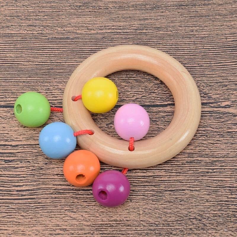 Montessori Toys Puzzle Educational Wooden Toys Baby Children Fingers Flexible Training Science Twisting Worm Toy