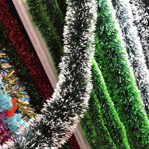 2M Chunkys Tinsel Chrismas Tree Decoration Xmas Garland Big Sale Christmas Decoration Ribbon Festival Decoration