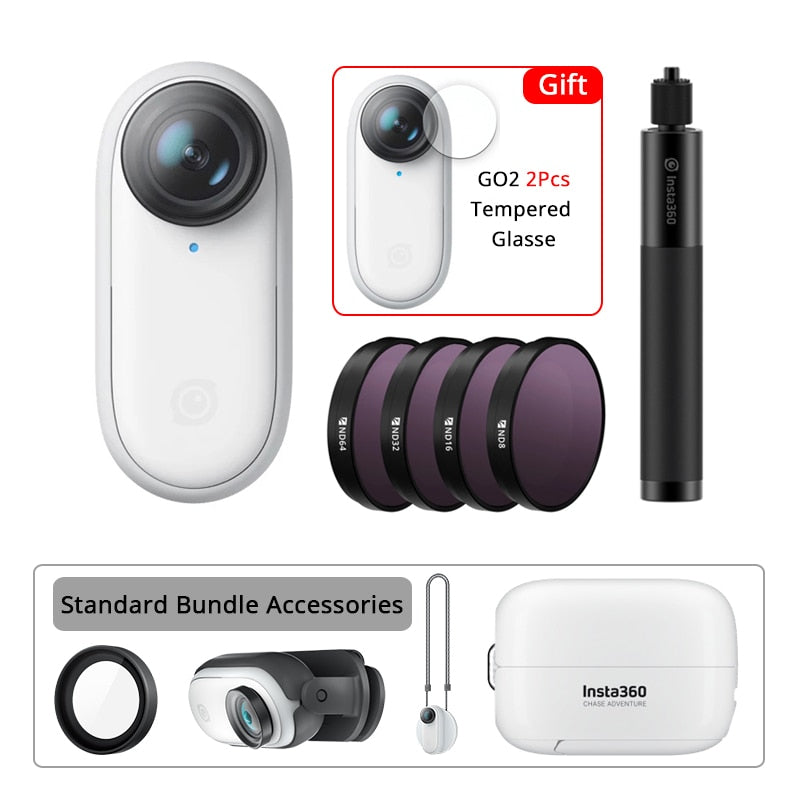 Insta360 GO 2 32G 64GB Small Action Camera Mini Sport Vlog Video Camera Insta360 Go 2 32G 64G Camera Go2 For IPhone and Android
