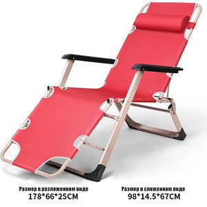 Foldable Chair Lounger Garden Beach Umbrella Chairs Outdoor Furniture Home Folding Beach Chairs Outdoor Bed Beach Chair With Headrest Chaise Folding Chair For Camping Trekking Multi-angle Reclining