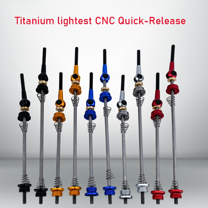 Titanium Lightest CNC Bicycle Quick Release Skewer lever Cycling Hub Quick-Release for MTB Road Bike parts