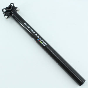 New Mountain Road bike alloy+3K carbon fibre seatpost carbon bicycle seatpost 25.4/27.2/30.8/31.6*350/400mm MTB parts Free ship
